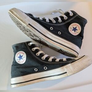 Converse All Star Chuck Taylor Black White Classic High Top Sneakers Women's 6